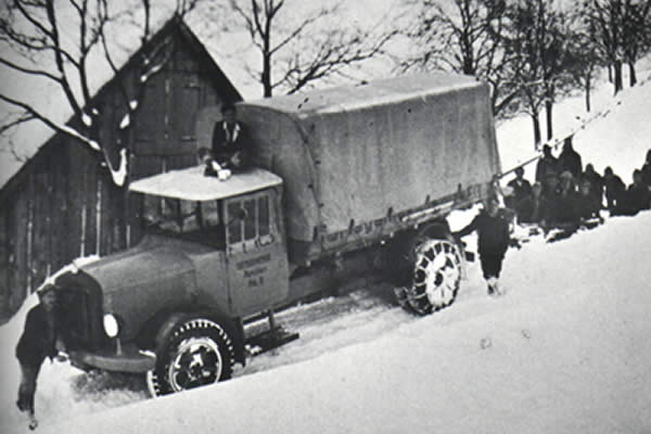 Baujahr 1930: Saurer 5BL Lastwagen Nr. 6