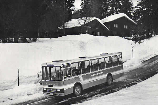 Baujahr 1977: Saurer SLK 525-23 Omnibus Nr. 5 